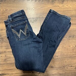 Wrangler Women’s Ultimate Riding Jeans -  Dark Indigo Boot Cut Jeans